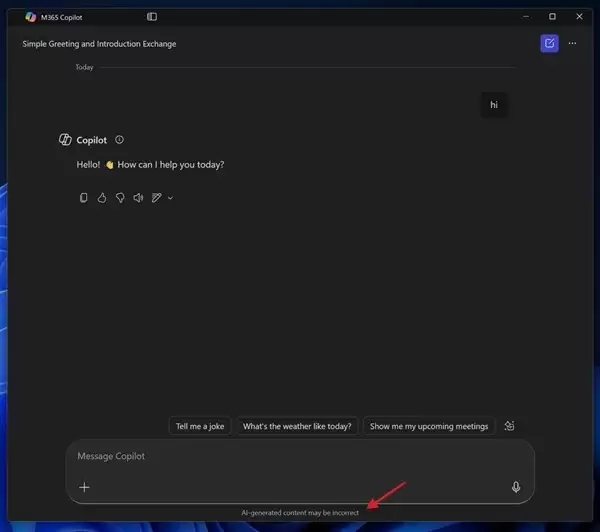 微软调整M365 Copilot默认隐藏AI错误提示