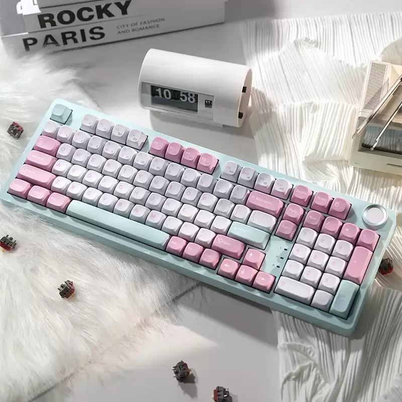 SKN 推出青龙 4.0 Ultra 机械键盘：双 8kHz + 长续航，首发环诺黑曜轴