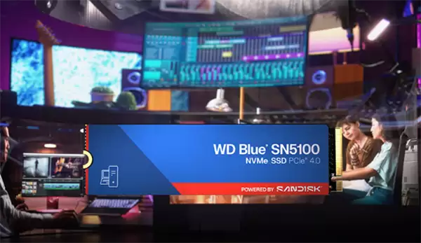 2199元 闪迪WD Blue SN5100 PCIe 4.0 SSD新增4TB版：原厂NAND