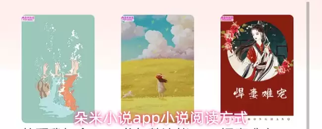 朵米小说app小说阅读方式