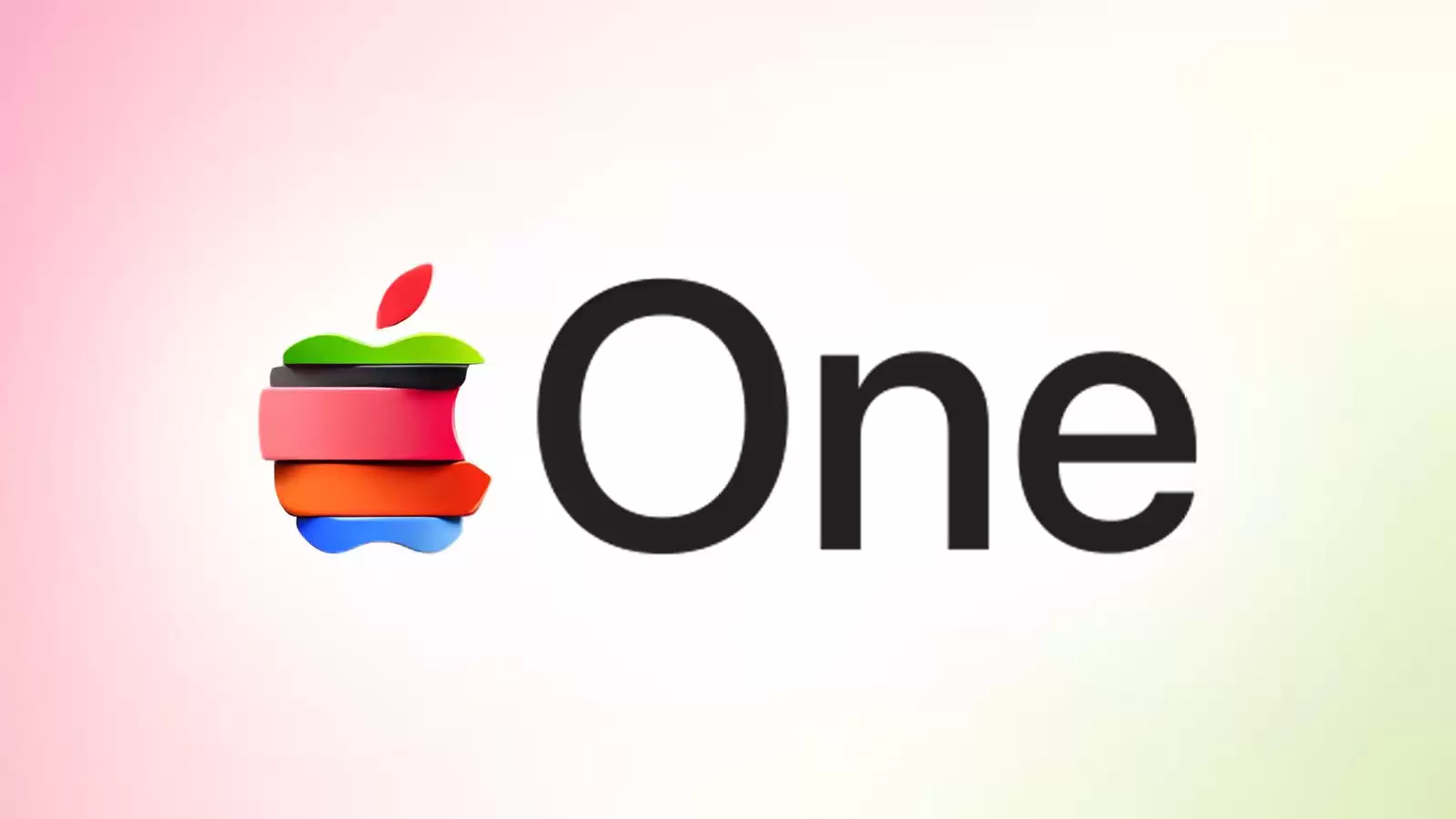 苹果发布 Apple One 订阅服务全新 Logo,六色彩虹切片设计亮相