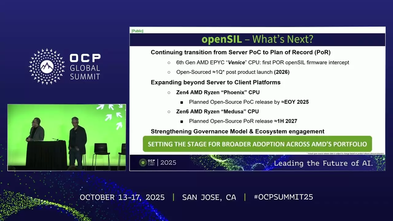 AMD 新一代初始化库 openSIL 目标 2027 年支持 