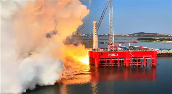 可复用25次！星河动力智神星一号火箭一子级动力系统海上试车成功