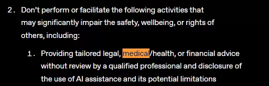 OpenAI 澄清:ChatGPT 未被禁止提供医疗和法律建议