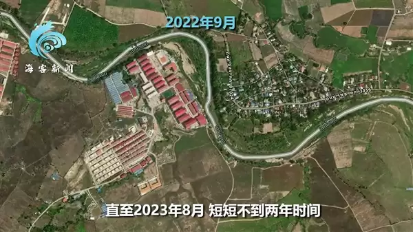 卫星揭秘缅甸妙瓦底KK诈骗园区：2年扩大3倍、豪车遍地、武装岗哨看守