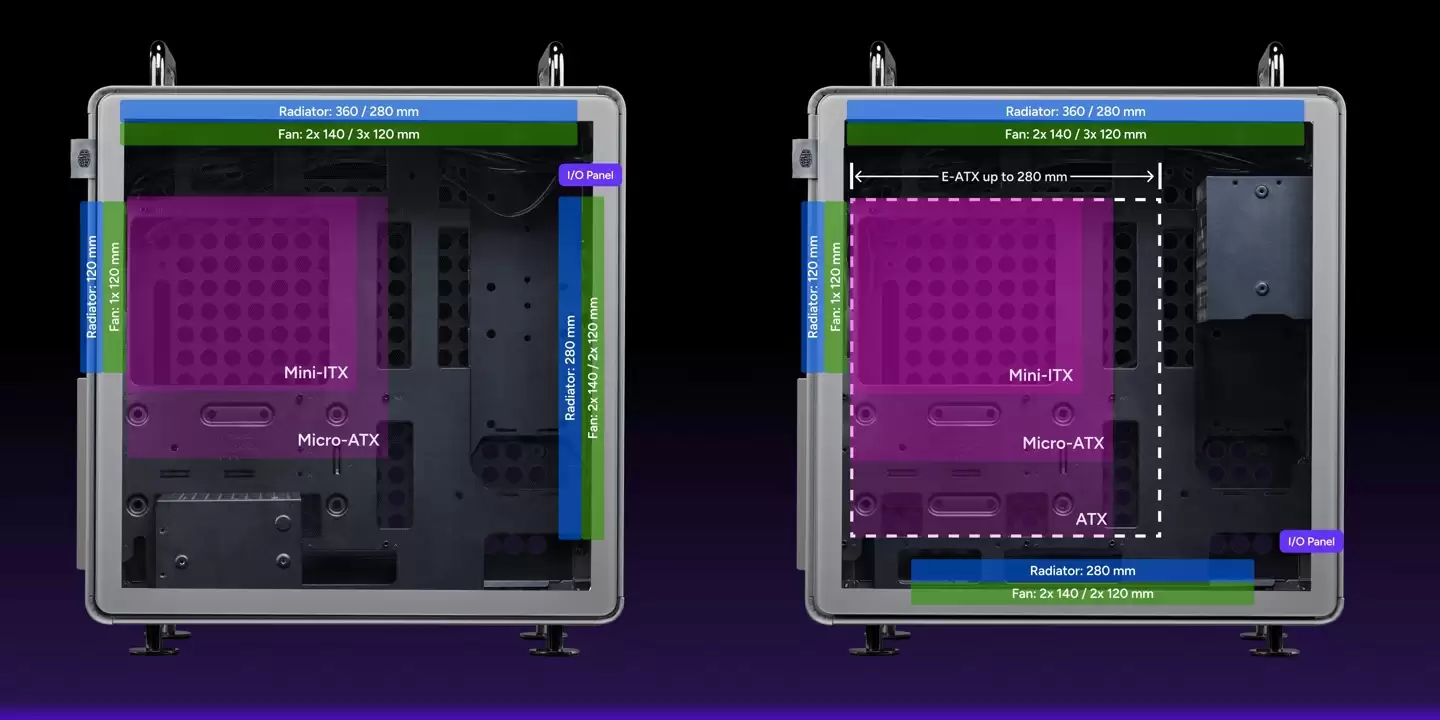 酷冷至尊推出酷方 QUBE 540 机箱：高灵活度洞洞板设计，369 元