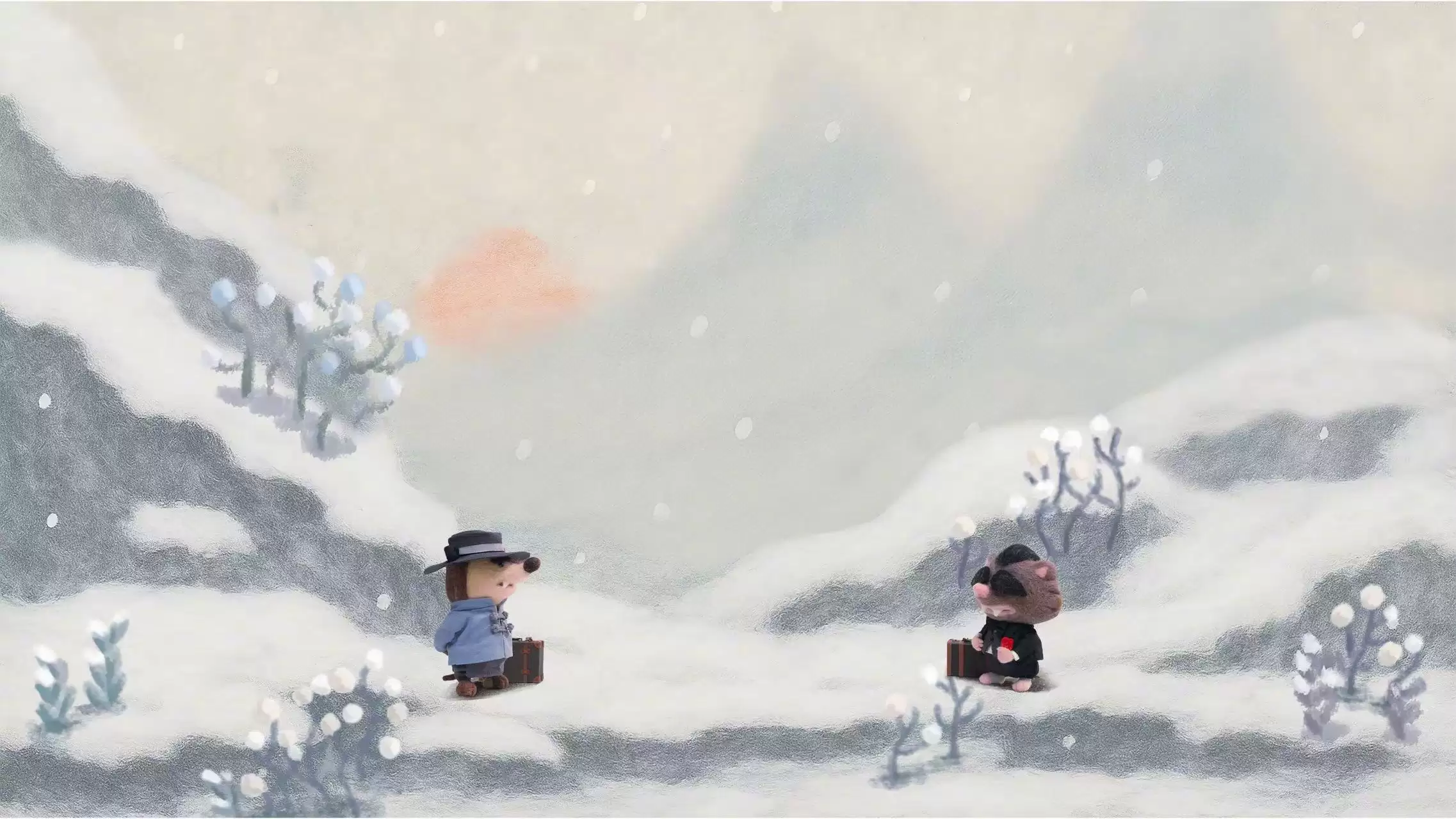 迪士尼《疯狂动物城》电影与上美影合作的四支动画短片上集：《对暗耗》《豹好吃》《拼爪速》《睡了咩