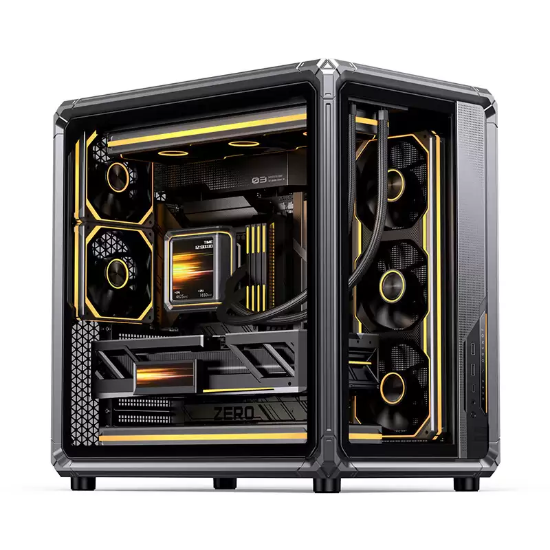 599 元：乔思伯推出 X400 系列机箱，分仓式海景房 + 外骨骼架构、支持背插主板