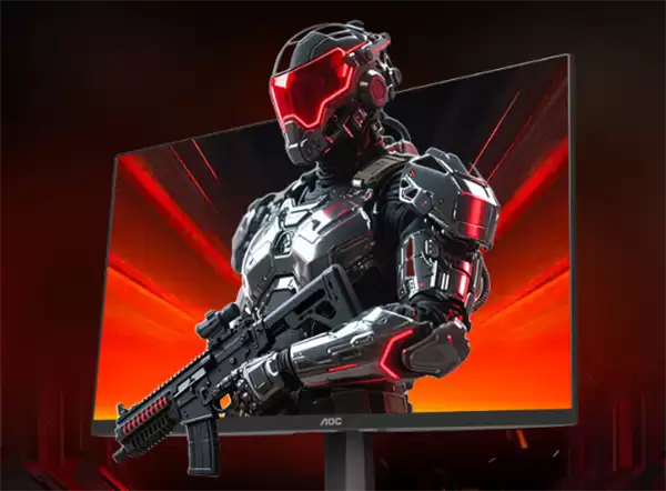 AOC新款24英寸显示器首发649元:FHD 260Hz屏、加入QD量子膜技术