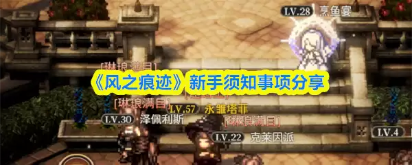 《风之痕迹》新手需知事项分享