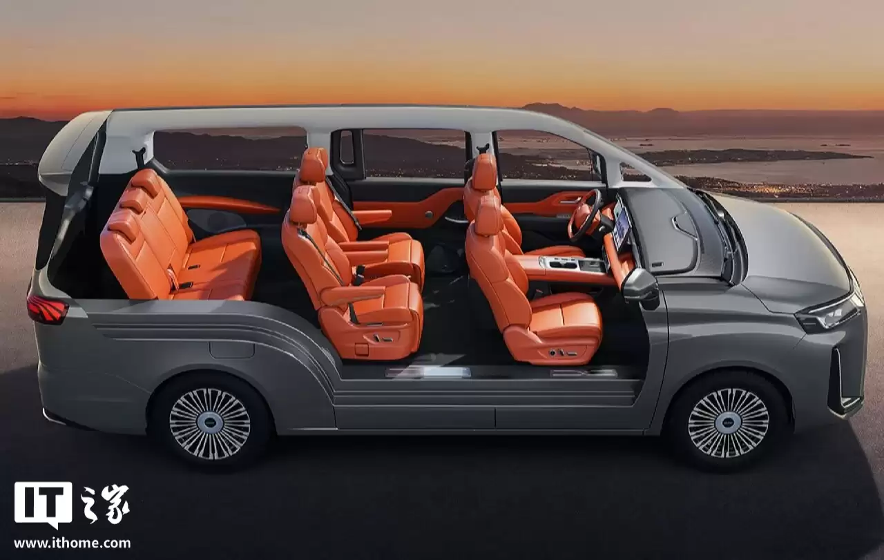 北汽制造锐胜M8 大型 MPV 预售：纯电 / 增程动力、L2 级地平线智驾辅助，16.98 万元起