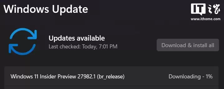 微软发布 Win11 Canary 27982 预览版：升级锁屏、增强小组件面板、提升文件分享效率