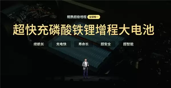 大电池+大油箱 小鹏汽车发布鲲鹏超级增程：续航超1600公里