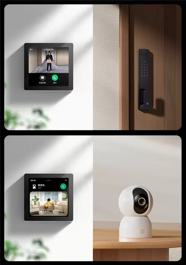 369元 小米全新智能中控屏发布:3.8英寸全屏幕、内置Mesh 2.0网关