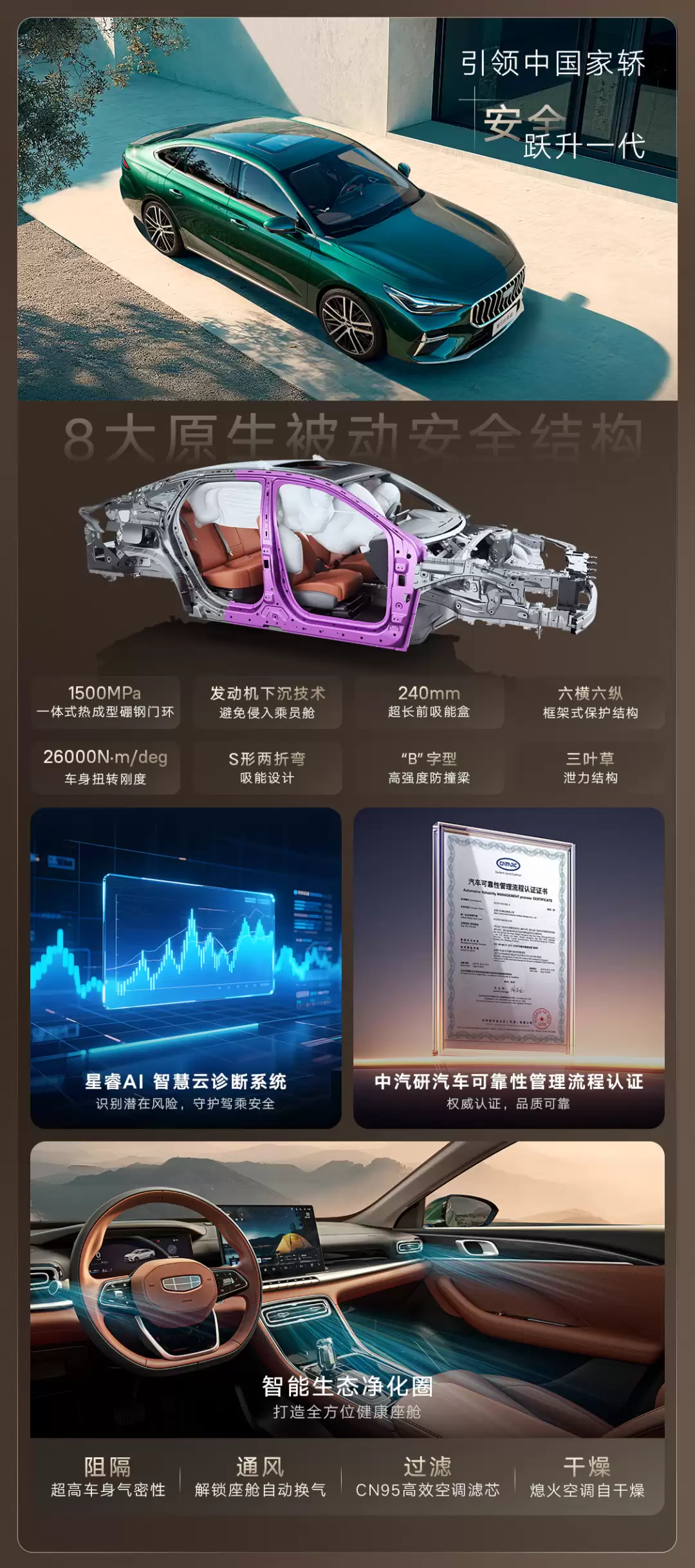 最低 6.89 万-8.59 万元就能买 4.8 米长的轿车,吉利第 5 代帝豪开启预售