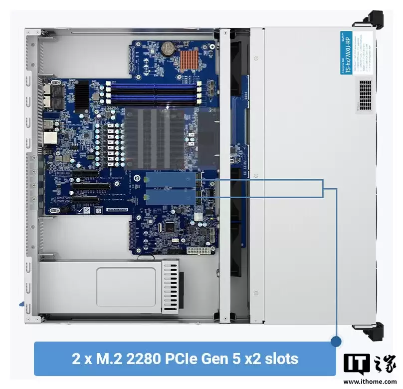 威联通推出 TS-h2477AXU-RP 企业级 NAS：24 盘位设计，搭载锐龙 7 PRO 7000 处理器、可选 ECC 内存