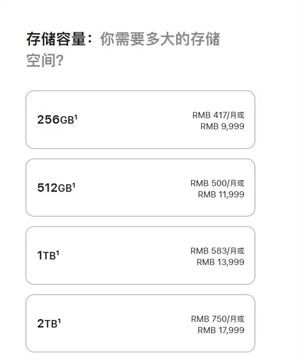 1TB手机存储差价高达4000元 消费者直呼存储成了奢侈品