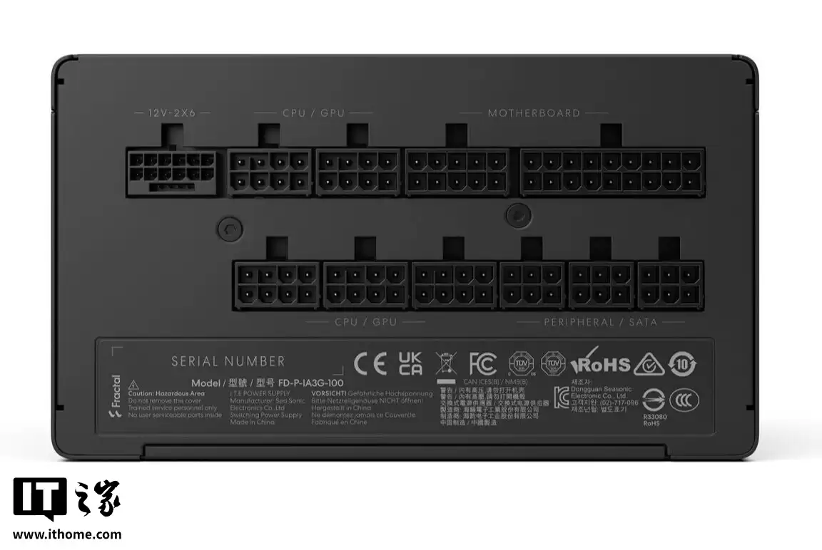 分型工艺推出 Ion 3 Gold 系列电源：原生兼容 PCIe Gen 5，可选 750/850/1000W 三版本