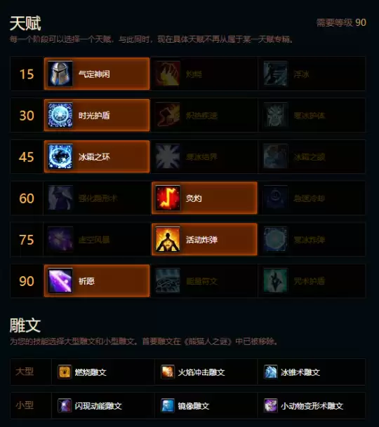 魔兽世界熊猫人之谜火法天赋雕文推荐