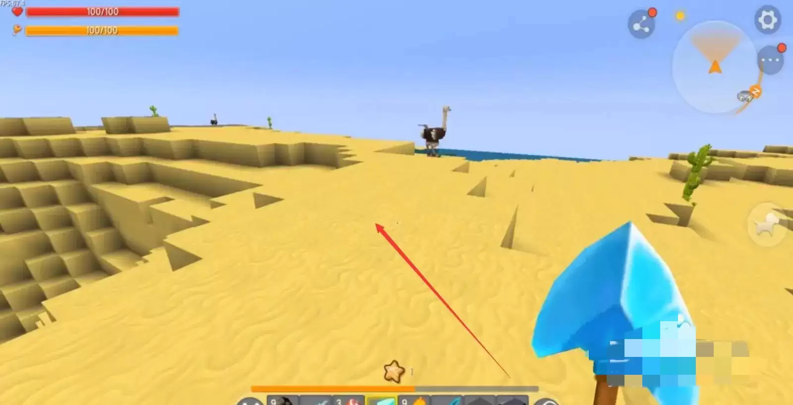 迷你世界沙漠宫殿在哪里