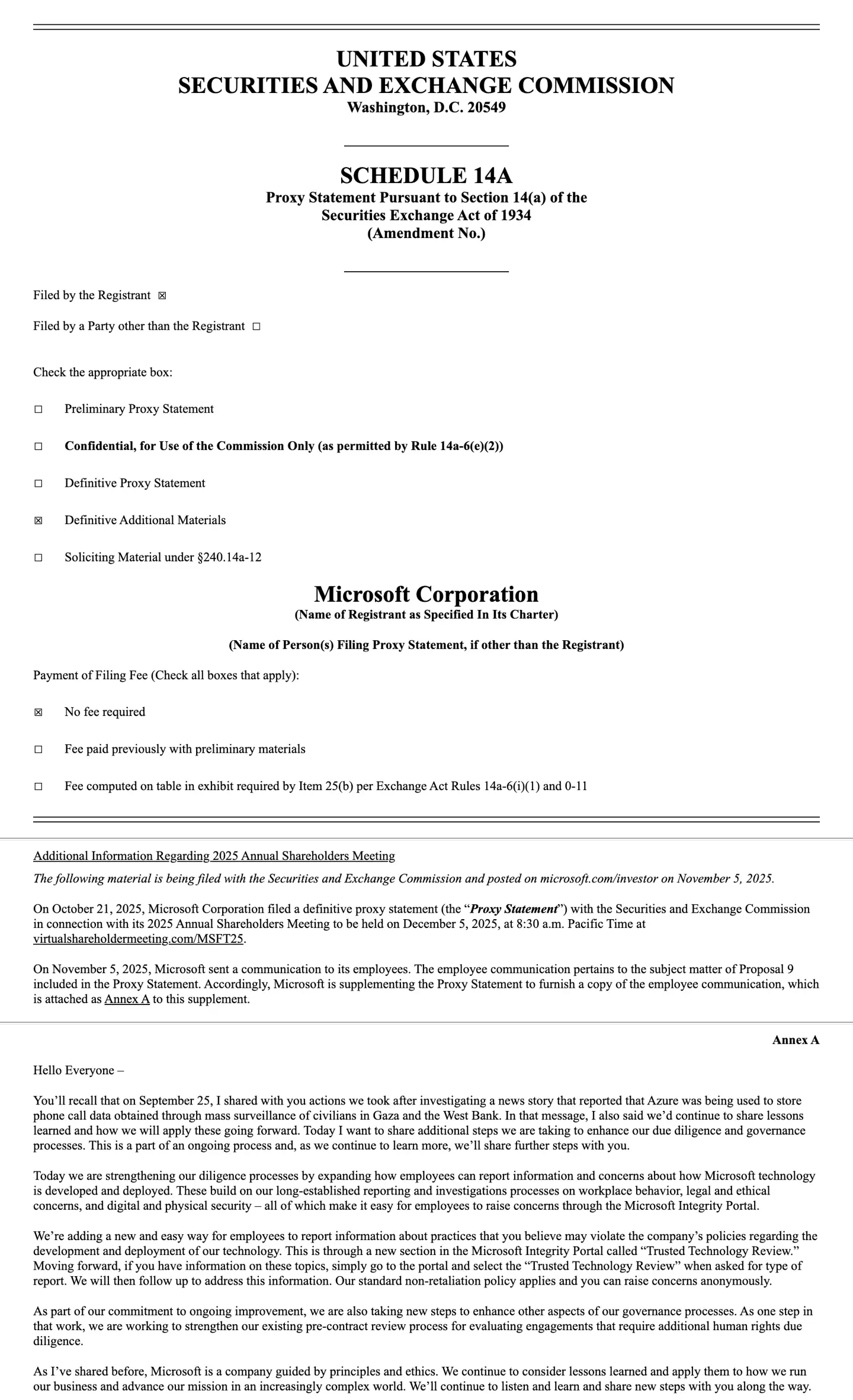 微软出台内部技术评估机制，员工可匿名反映问题且不必担心遭报复