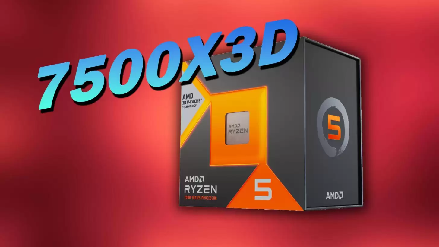 AMD 7500X3D 处理器性能首曝，96MB L3 缓存、比 7600X3D 慢约 8%