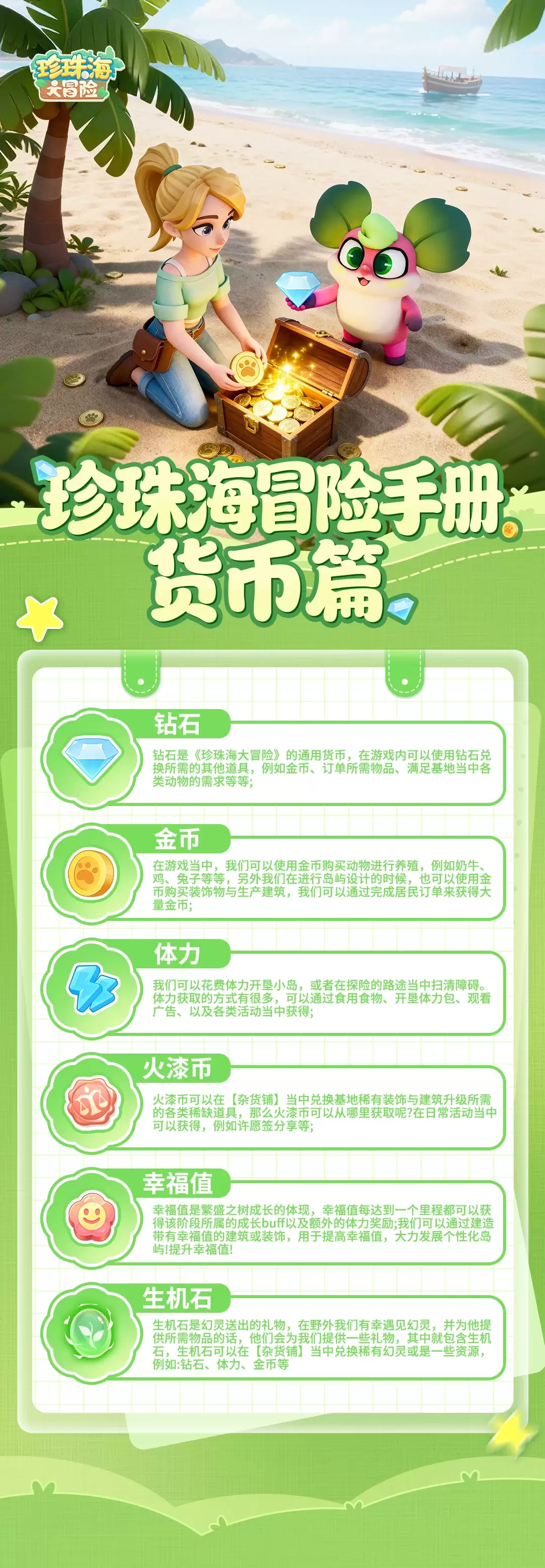 《珍珠海大冒险》货币使用与获取分享