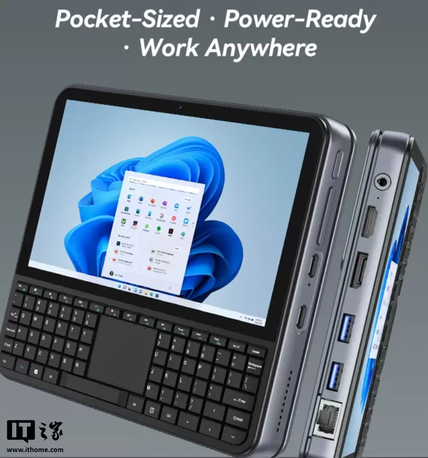 OmniOne 迷你电脑开启众筹:自带键盘 / 触控板。5.7 英寸触摸屏,搭载英特尔 N150 处理器