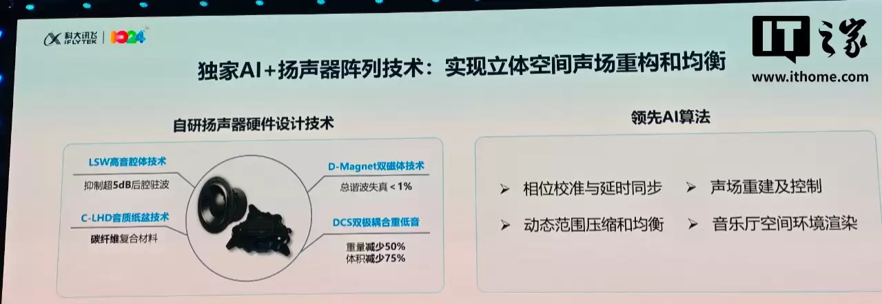 科大讯飞发布 AI 软硬件一体方案，多款产品降噪能力刷新行业标准