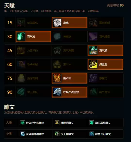 魔兽世界熊猫人之谜酒仙天赋雕文推荐