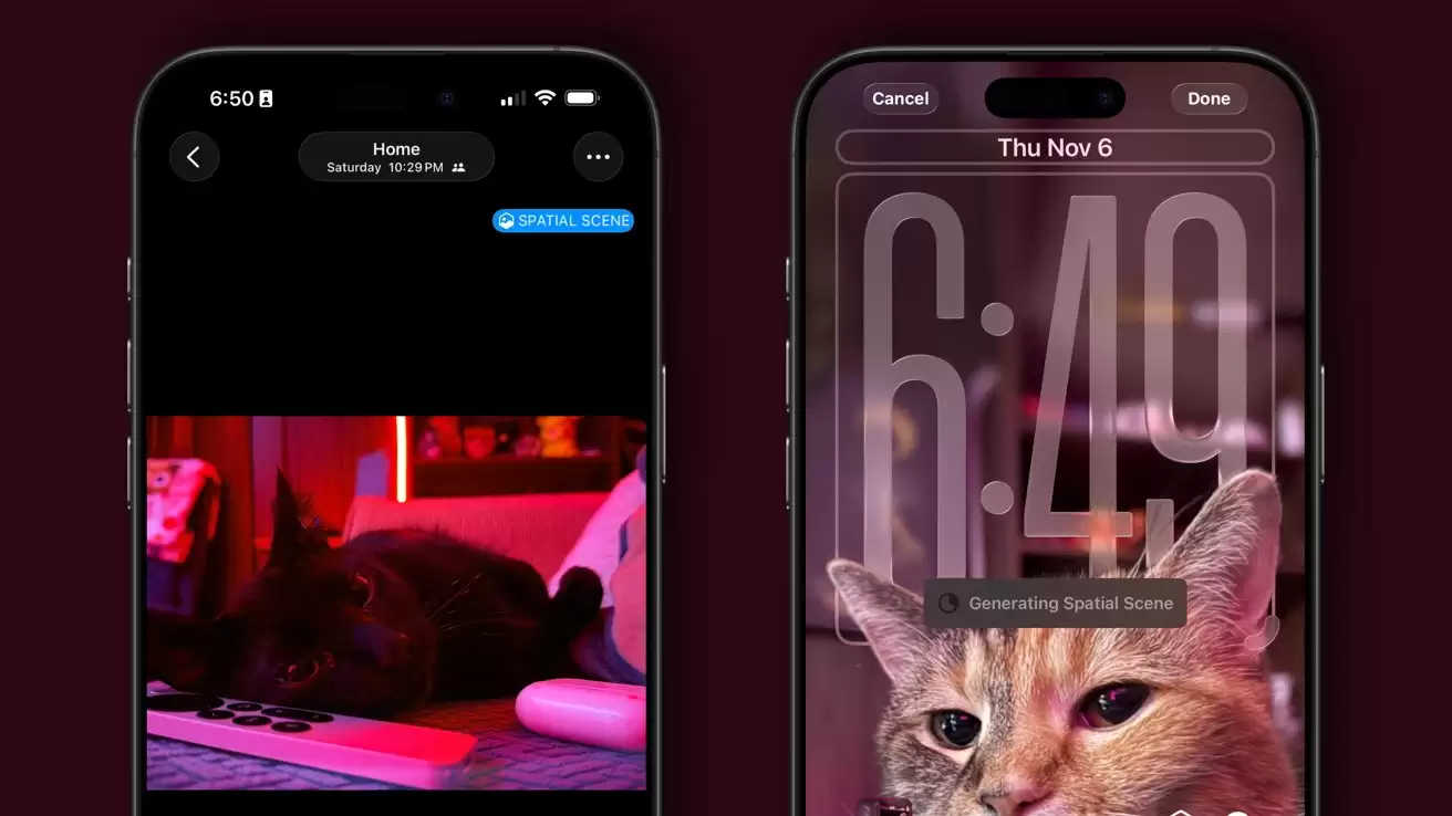 苹果“空间照片”与“空间场景”详解:一个永久格式,一个临时特效