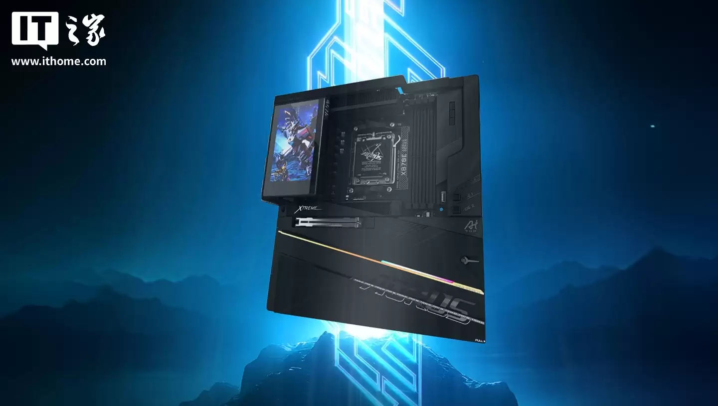 技嘉 X870E AORUS XTREME X3D AI TOP 主板发布：内置 2.0 版 X3D AI 超频技术，正面配 LCD 屏幕