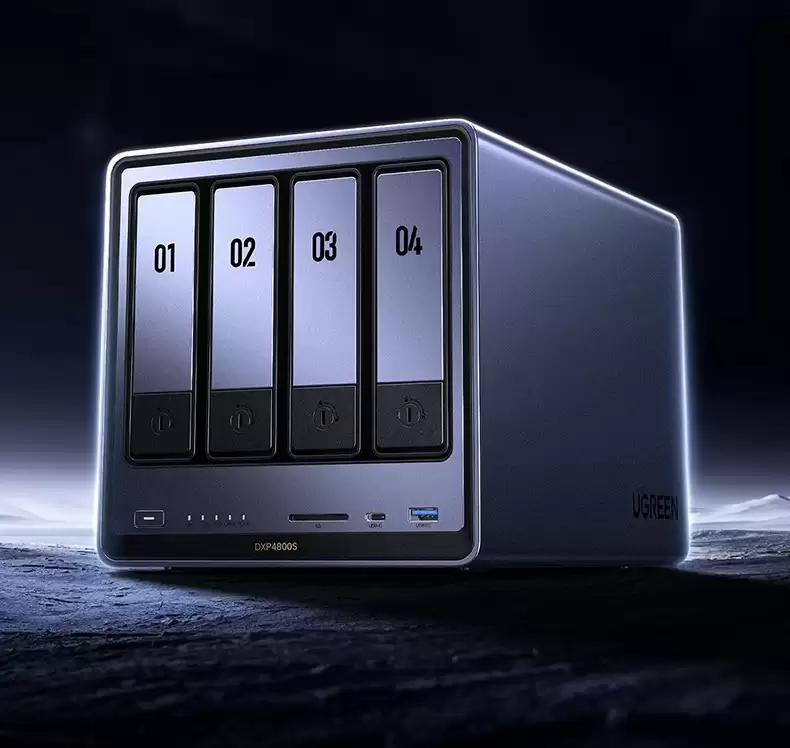 绿联推出 2599 元四盘位 NAS 新品 DXP4800S：搭载英特尔 N150 处理器。8GB 内存、双 2.5G 网口