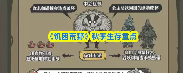 《饥饿荒野》秋季生存重点