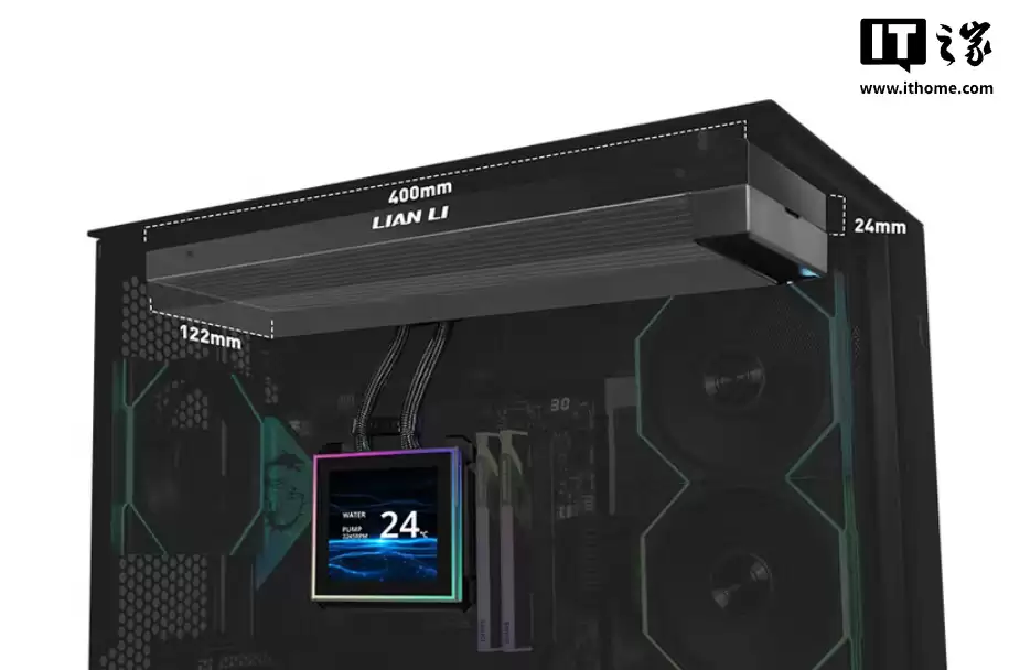 到手价 899 元起:联力隐流 2 代一体式水冷上市,内置方形 LCD 屏幕、可选无风扇 / TL120 版