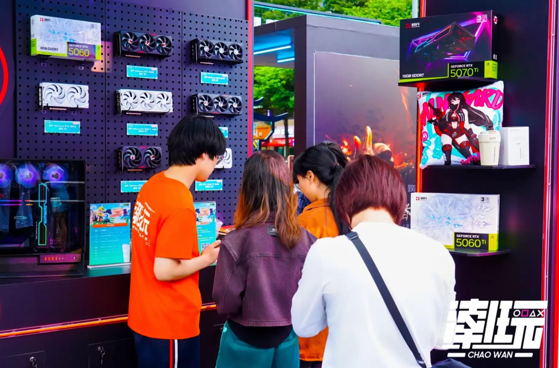 2025年这里潮好玩福州站,耕升携RTX50系列产品引爆全场