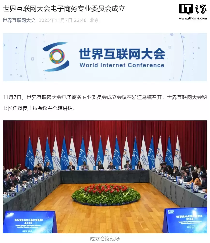 世界互联网大会电子商务专业委员会成立，阿里、百度、京东、谷歌中国等在列