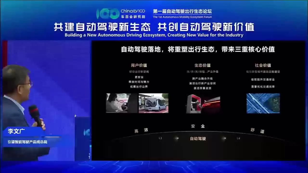 华为引望李文广：预计 2026 年实现高速 L3 规模商用、2027 年实现城区 L4 规模商用