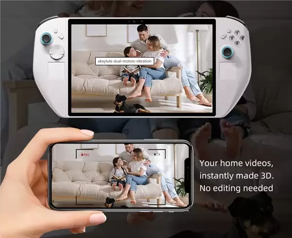 终于看到第二款Lunar Lake掌机!不知名小牌子 11英寸巨型裸眼3D屏幕