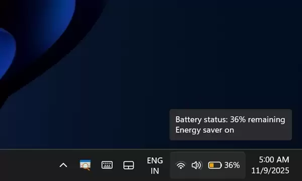 历时一年半开发：微软Windows 11全新彩色电池图标终于推送！