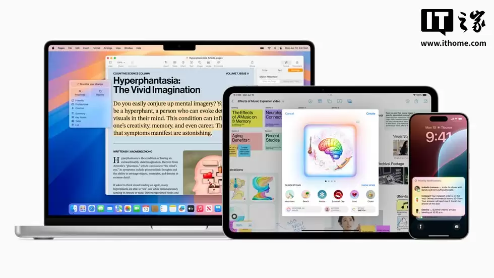 古尔曼:苹果最早明年推出 1 万亿参数的自研 Apple Intelligence 模型