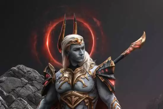 英雄联盟新英雄亚恒COS曝光 暗裔设定引热议