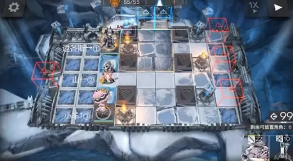 《明日方舟》雪山降临1-8突袭摆完挂机攻略