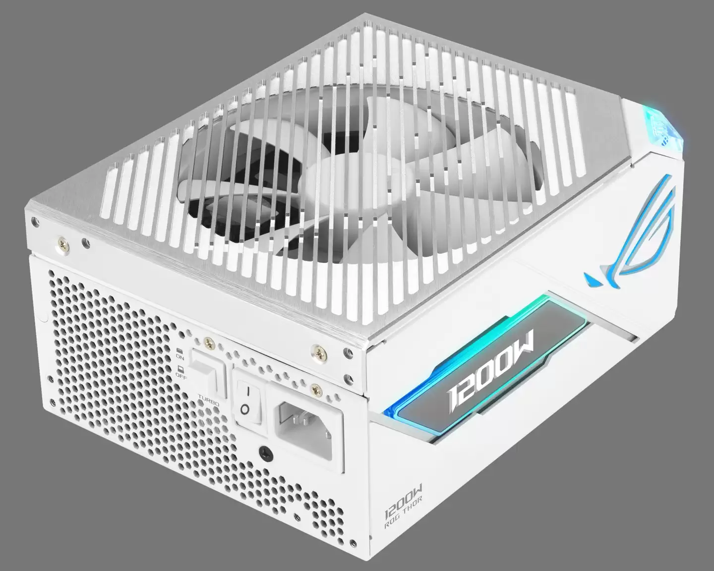 华硕 ROG 雷神 3 代 1200W 白金氮化镓电源新增白色款，3899元