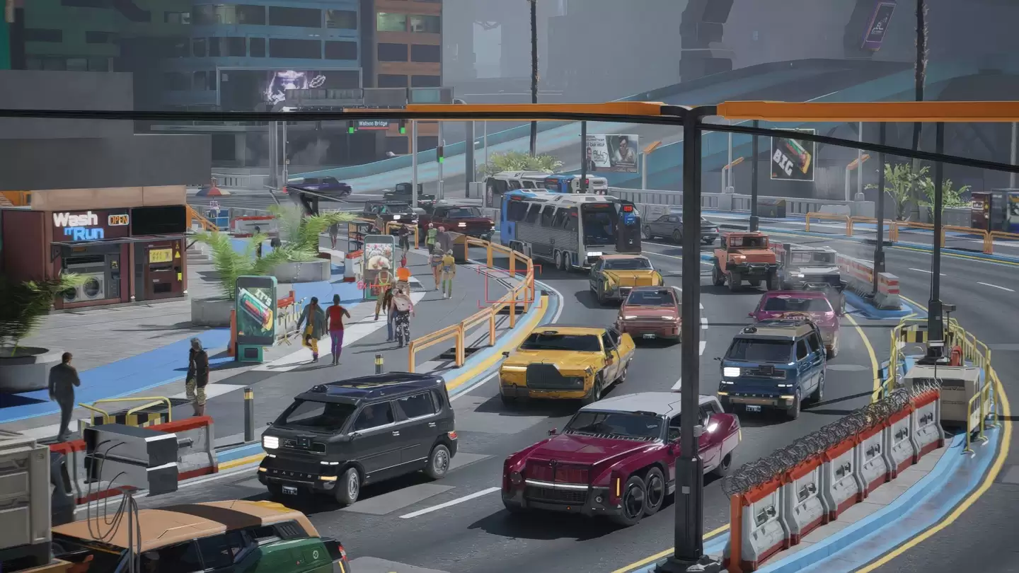 玩家打造《赛博朋克2077》新 Mod：夜之城的交通系统随你自定义