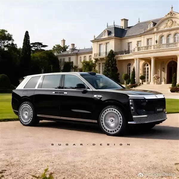 比S800气场更强！博主绘制尊界SUV效果图：对开门安排了