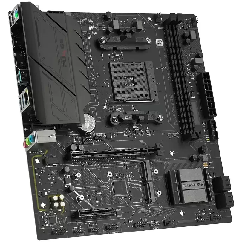 2025 年 11 月的 AM4 新品:蓝宝石推出 PULSE 脉动 B550M 主板