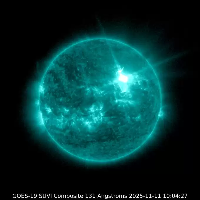 2025年最强太阳耀斑爆发，引发非洲和欧洲多地无线电中断