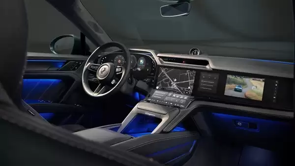 座舱史诗级革新 首搭曲面中控屏！保时捷纯电卡宴11月19日全球首发