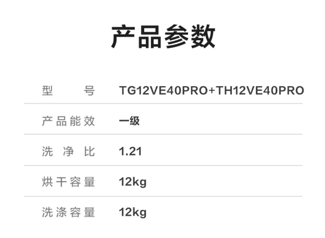 10699 → 6558 元:小天鹅小乌梅 3.0 高奢版 12kg 洗烘套装 11.11 官方直降